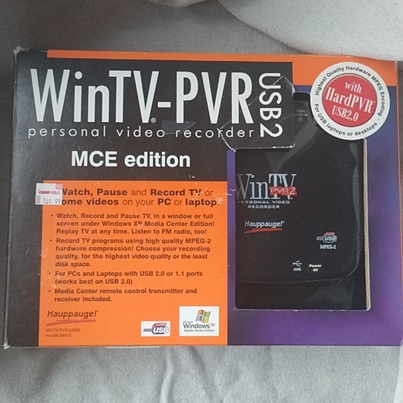 Personal video recorder WinTV-PVR USB2 MCE & Windows XP media center edt 2005 - Picture 9 of 16